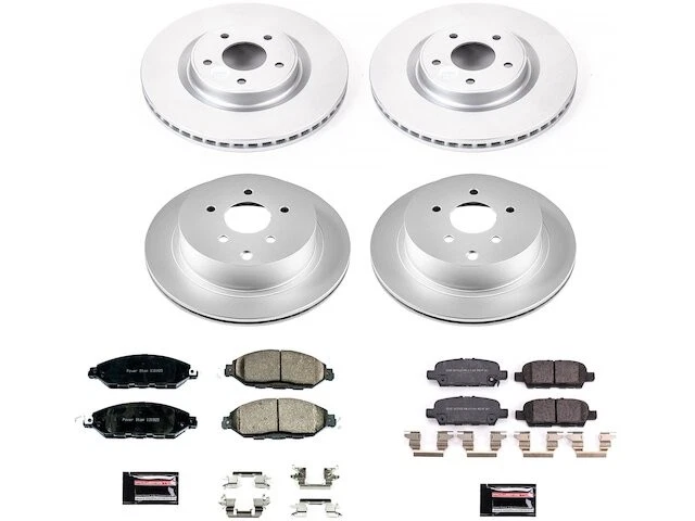 Комплект переднего и заднего тормозных колодок и ротора для Infiniti QX60 KZ846QW 2019-2020 годов выпуска - Изображение 1 из 1