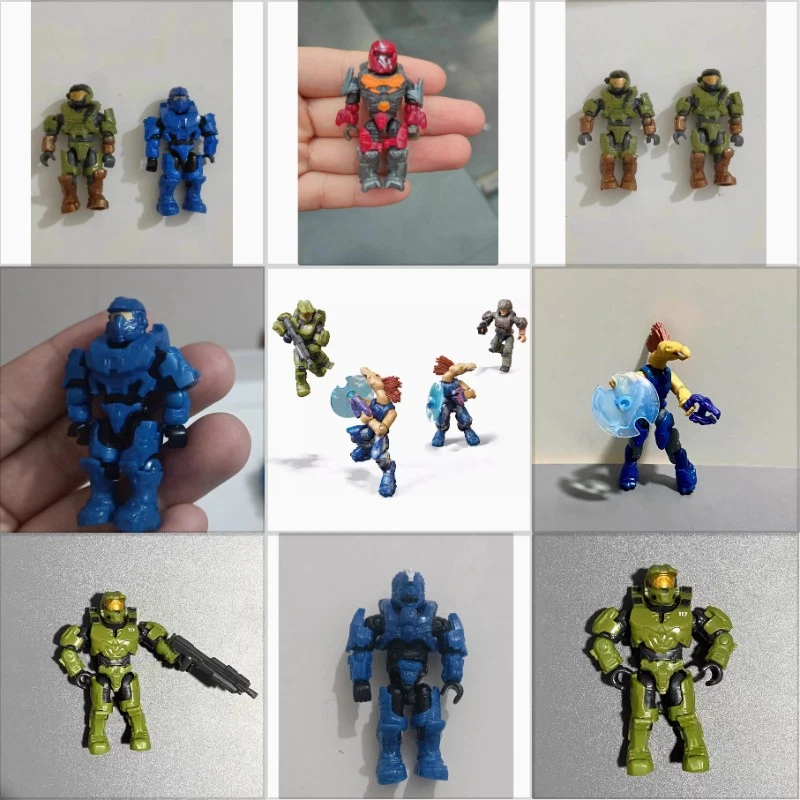 Mega Construx Bloks Halo Master Chief Spartan Brutes Jackal Freebooter Figure - Image 1 of 1
