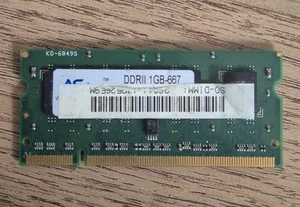 ASint 1GB PC2-5300 (DDR2-667) Memory Ram Laptop - Picture 1 of 2
