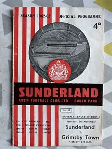 1962-63 Sunderland v Grimsby Town - Picture 1 of 1