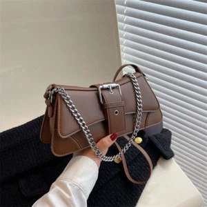 Women Shoulder Side Bag Leather Handbag Chain Luxury Wallet Crossbody Sling Bags - Picture 1 of 60