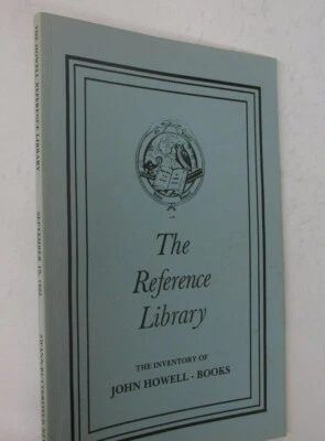 Bookseller Auction Catalogue Reference Library John Howell Books Bibliography - Image 1 of 3