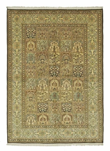 Kaschmir Reine Seide 220x156 Orientteppich Teppich Handgeknüpft - Imagen 1 de 5