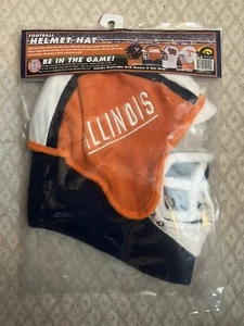 Excalibur Electronics Illinois Football Fabric HelmetT Hat Head Warmer SMALL NWT - Picture 1 of 1
