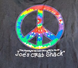 Joes Crab Shack T-shirt paix T-shirt drôle T-shirt homme 2XL T-shirt