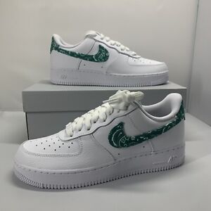 Nike Air Force 1 '07 Essentials Green Paisley W for sale | eBay