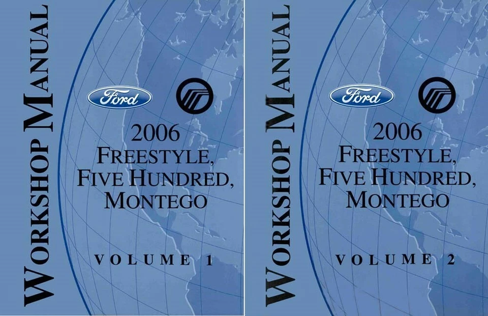 2006 Ford Freestyle, Five Hundred, Mercury Monterey Shop Service Repair Manual - Imagem 1 de 4
