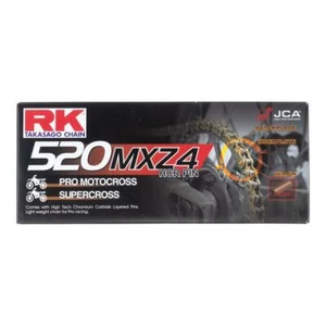 RK 520 Race Chain MX Off Road Dirt Bike GB520MXZ4 - 120 Link Heavy Duty Chain - Picture 1 of 2