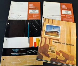 Vintage Lot of WEST COAST LUMBER Construction/Specs/Design Brochures - Picture 1 of 12