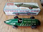 Schylling - Tin Toy Spiral Race Car - Collectors Series - Green Boxed