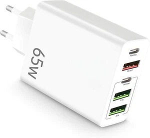 Cargador USB C Carga Rápida - Cargador USB Múltiple 5 Puertos - Enchufe M - Imagen 1 de 7