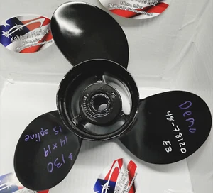REBUILT Mercury 3 blade 14x19p Aluminum Propeller RH Rotation 48-78120 - Picture 1 of 5