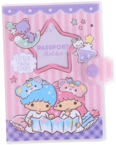 Little Twin Stars Passport Wallet Cover Travel Organizer Cards Holder w/Zip Case - Picture 1 of 6