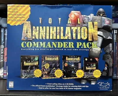 Total Annihilation Commander Pack Sealed Vintage IBM PC Windows Big Box game - Image 1 of 4