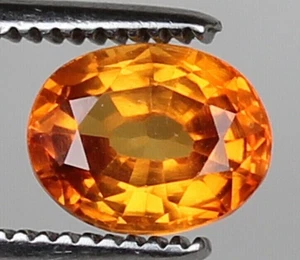 6.70 ct Natural Orange Sapphire Padparadscha Ceylon Oval Cut AAA+ Loose Gemstone - Picture 1 of 6