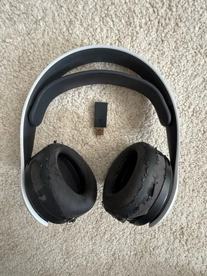 Sony Pulse 3D Wireless Headset Weiß/Schwarz PS5 - Bild 1 von 3