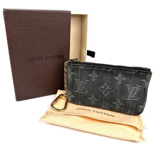 LOUIS VUITTON Pochette Cles Card Key Case Monogram Denim M95343 - Picture 1 of 12