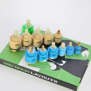 Cartucho de glándula de inserción de disco accesorios grifos válvulas de grifo de cerámica de repuesto de 1 pieza - Imagen 1 de 15