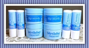 Bath & Body Works BIRTHDAY FROSTING Lip Mask Lip Balm Nourishing 8pcs - Picture 1 of 6