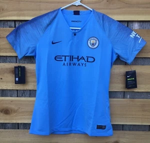 NWT NIKE Manchester City 2018 Jersey Women’s Large MSRP $90 - Picture 1 of 11