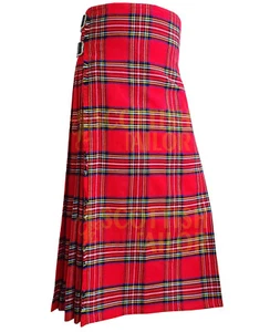 Scottish Handmade Royal Stewart Long Tartan Kilt For Women Custom Size Kilts - Picture 1 of 3