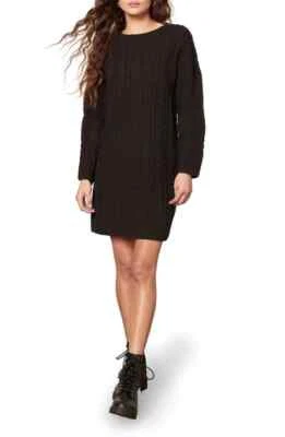 Suéter de manga larga BB Dakota para mujer talla L negro Miss Mood, vestido pulóver nuevo con etiquetas Foto 1 de 4