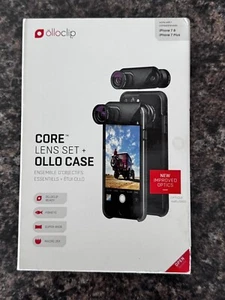 OLLOIP CORE Lens Set Telephoto Wide Angle IPhone 7/7Plus 8/8 Plus USA NEW - Photo 1 sur 4