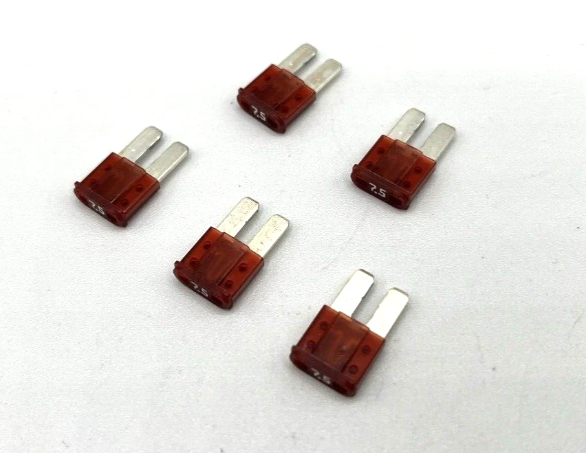 Micro2 Automotive Mini Blade Fuse 7.5 AMP 5 Pieces - Image 1 of 1