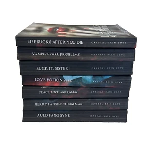 Twice bitten Book Series Lot PB (Books 1-7) by Crystal-Rain Love Vampire, Occult - Imagen 1 de 16