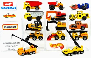 Various CORGI MAJORETTE MATCHBOX etc CONSTRUCTION PLANT ROAD EQUIPMENT Mix Lot - Picture 1 of 143