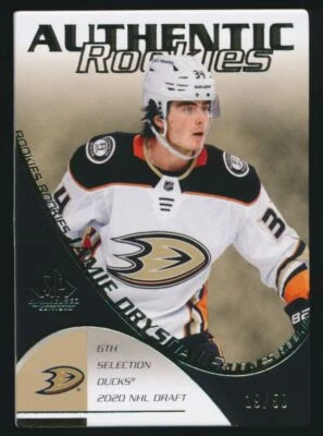 2021-22 SP Game Used Retro Rookies Gold #RC-6 Jamie Drysdale RC 19/50 Anaheim - Image 1 of 2