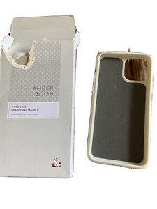 Amber & Ash cards case iphone 11 pro 5.8" pearl gray marble