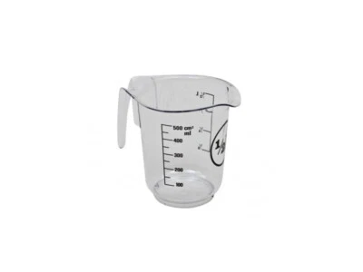 Brocca Graduata In Plastica Trasparente Da 0,5L Buchsteiner Kaufgut - Immagine 1 di 2