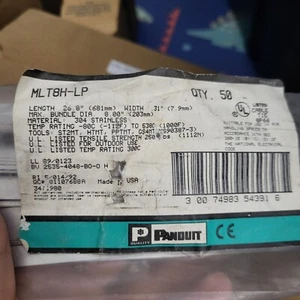 43x Panduit MLT8H-LP CBL TIE LOCKING SIL 450LB 2.233' - Bild 1 von 1