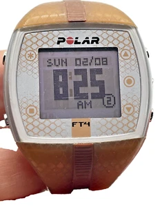 Men’s Women’s Polar FT4 Heart Rate Monitor Capable Watch Sand New Battery - Picture 1 of 7