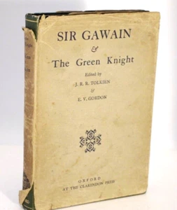 JRR Tolkien Sir Gawain & The Green Knight in D/J Rpt 1952 - Picture 1 of 10