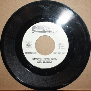 LOS IBEROS **Summertime Girl** PSYCH ROCK 45 on MAINSTREAM 710 Promo Copy - Picture 1 of 1