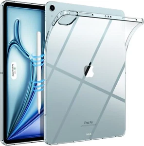 TPU Transparente Hülle+ 9H Hartglas Displayschutz iPad Air 13 M3 2025/ M2 2024 - Bild 1 von 8