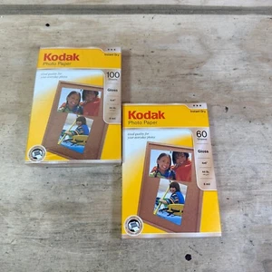 Kodak Premium Photo Paper Instant Dry 100 Sheets Gloss 4" x 6"  Sealed 40 Extra - Picture 1 of 6