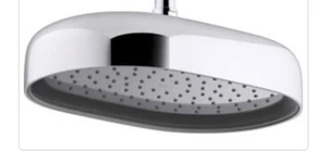 KOHLER Statement 12" OBLONG RAINHEAD Polished Chrome 26293-CP NEW - Picture 1 of 3