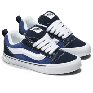 VANS SCARPE KNU SKOOL NAVY WHITE ORIGINALE GARANTITO - Imagen 1 de 6