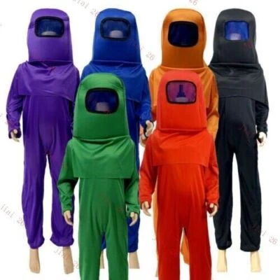 UK 2025 Kids Among Us Cosplay Clothing Party Fancy Dress Week Gaming Cosplay - Image 1 of 4