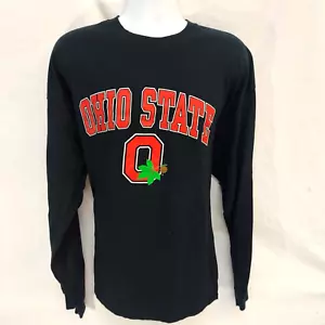 T-shirt uomo Ohio State Buckeyes manica lunga nero/rosso taglia 2XL di Gildan - Foto 1 di 4
