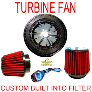 Fit For Chevrolet Performance Turbo Air Intake Cone Filter Supercharger Fan! - Picture 1 of 7
