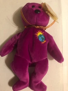 MILLENNIUM 2000 BEAR TY BEANIE BABY MWMT  - Picture 1 of 7