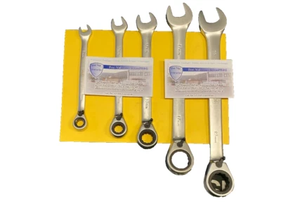 VALEX SET CHIAVI KIT 5 PZ. COMBINATE A CRIC.ACCIAIO CRV  8-10-13-17-19 1461473 - Immagine 1 di 4