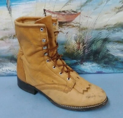 Durango Mujer Marrón Con Cordones Borla Botín TALLA 7 21676 Foto 1 de 4