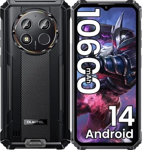 OUKITEL WP28E Wytrzymały smartfon Android 14-10600mAh Telefony komórkowe, 16GB Czarny - Zdjęcie 1 z 9