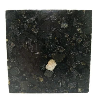 Мини-напольная плитка Fritztile Terrazzo один образец R682017 цвет Dark Ice (черный и серый) - Изображение 1 из 4