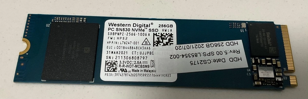 Western Digital M.2 Interface 256 GB Solid State Drives for sale